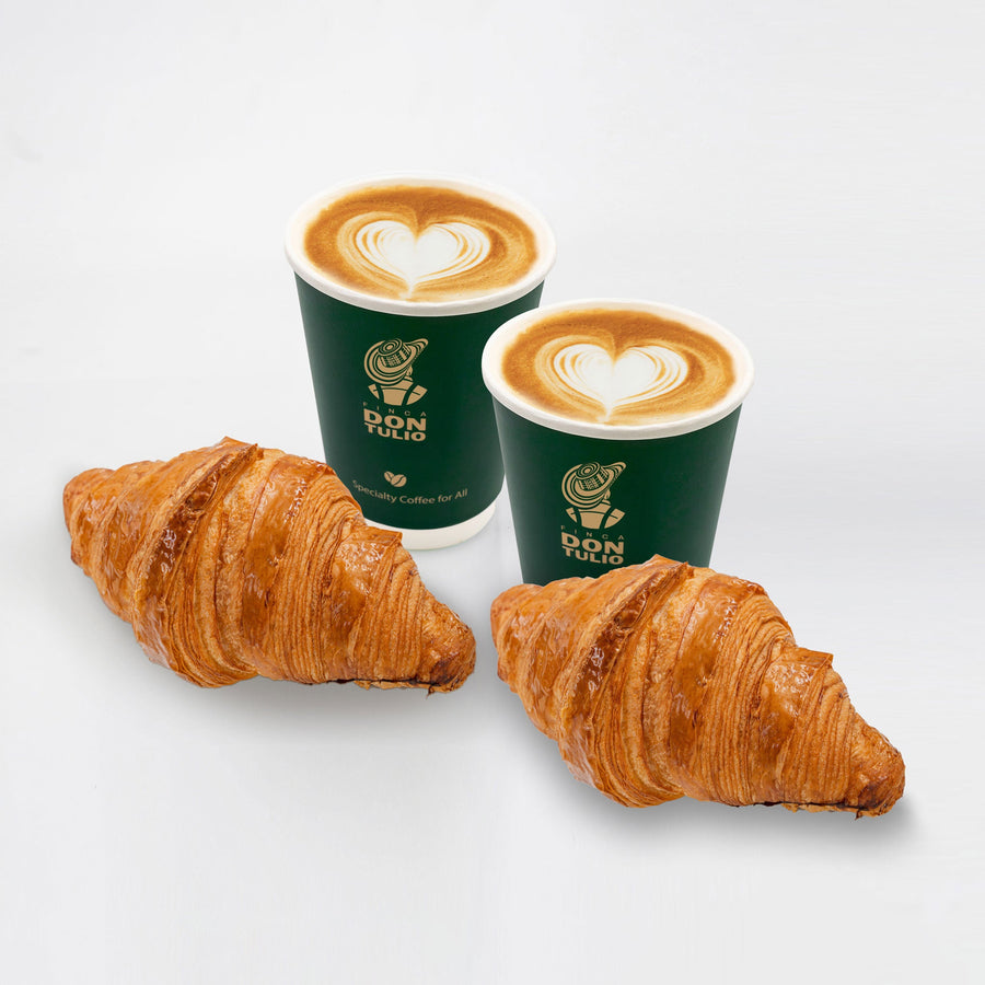 Croissant Double Up Coffee Combo